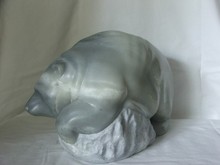 W-113 On The Rocks, Soapstone Sculpture Carving